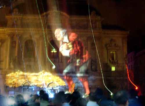Fête des lumières Lyon 2008 - Place des Célestins