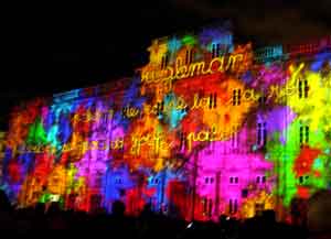 Fête des lumières Lyon 2008 Place des Terreaux