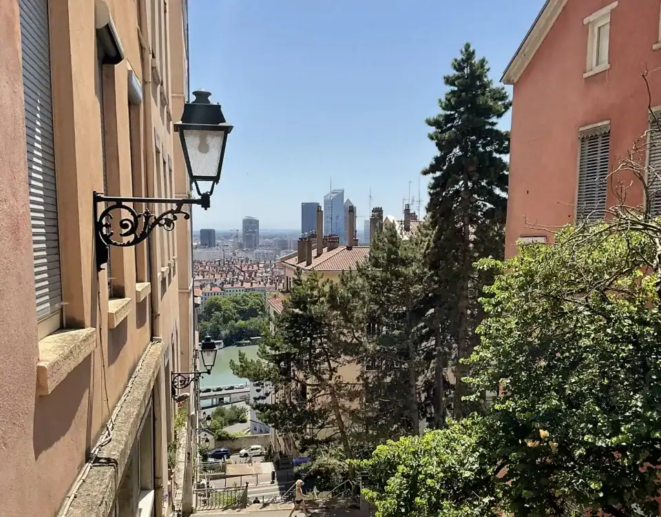 Parcours de balade Croix-Rousse et Pentes par les traboules de la soie