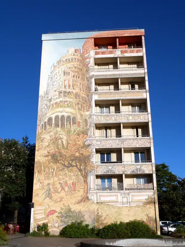 Murs peints du Musée Urbain Tony Garnier, Lyon - Fresque murale
