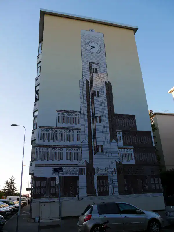 Murs peints du Musée Urbain Tony Garnier, Lyon - Fresque murale