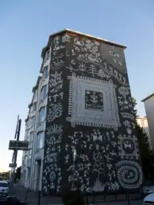 Murs peints du Musée Urbain Tony Garnier, Lyon - Fresque murale