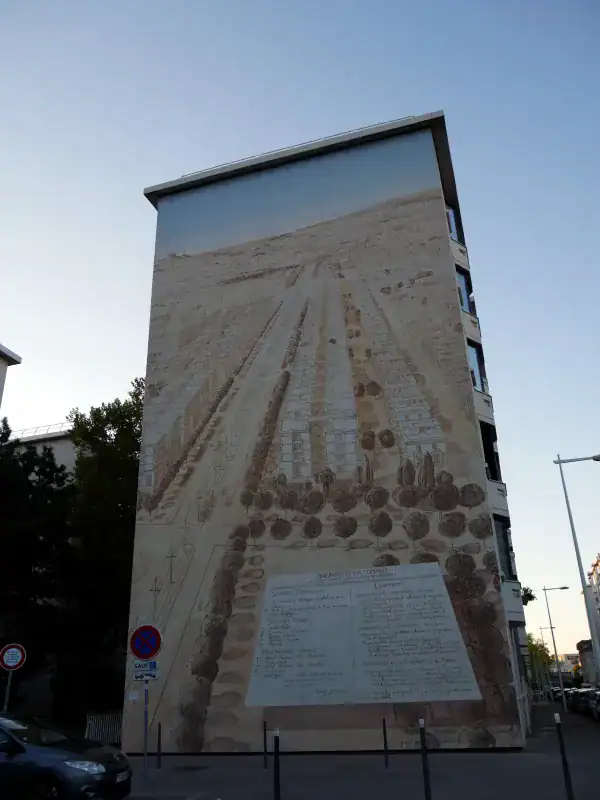 Murs peints du Musée Urbain Tony Garnier, Lyon - Fresque murale
