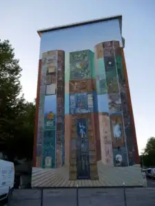Murs peints du Musée Urbain Tony Garnier, Lyon - Fresque murale