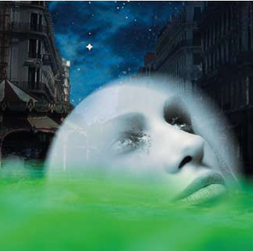 Republique-Marie-Jeanne Gauthe-Fete-Lumieres-2010 Place de la Republique - Marie-Jeanne Gauthé - Fête des Lumières 2010