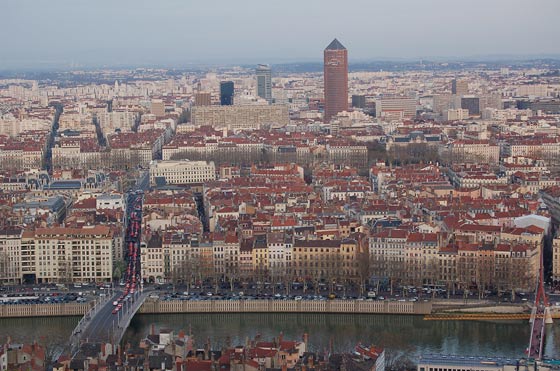 Lyon vue de Fourvière