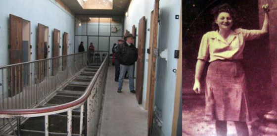 Fort Montluc - Les 37 cellules restaurées - A droite Jeanine Sontag