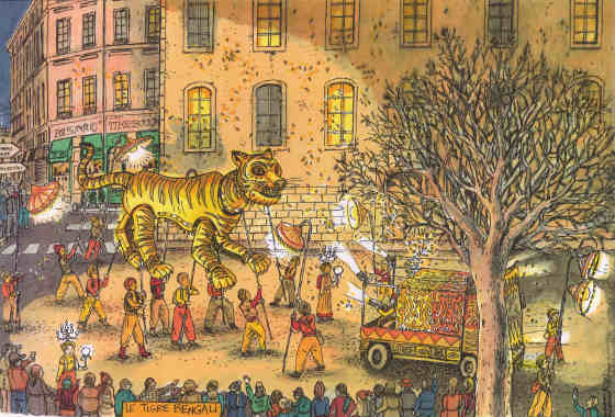 Fete des lumieres lyon 2012 - Sarabande des animaux