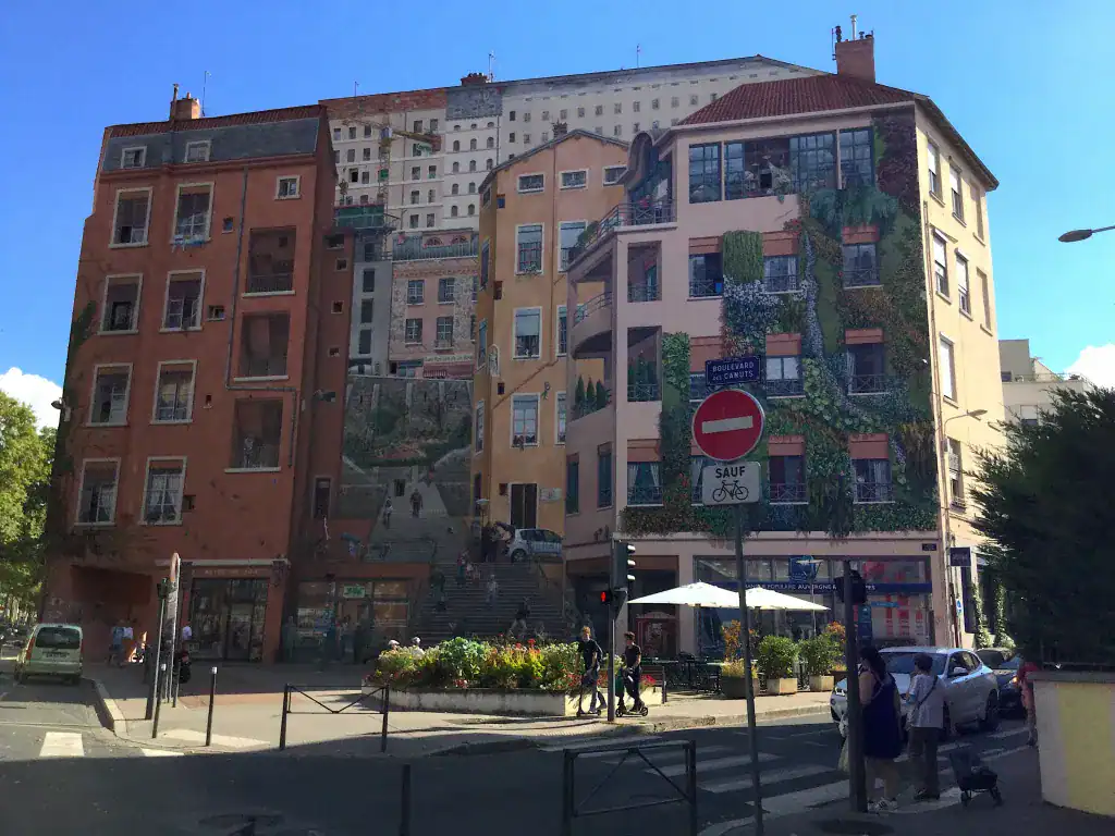 Mur peint des canuts, Croix-Rousse, Croix-Rousse, Lyon