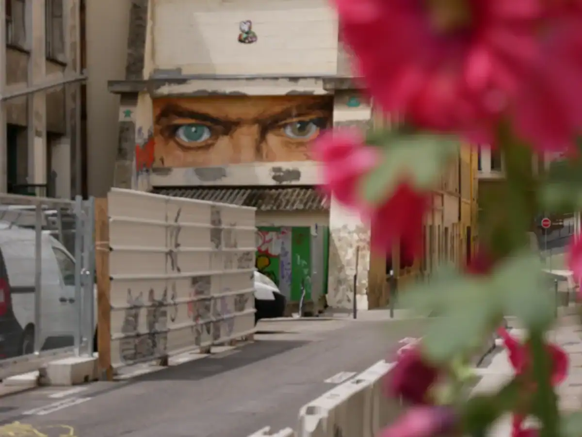Les yeux de Bowie par Big Ben, rue Neyret, Lyon