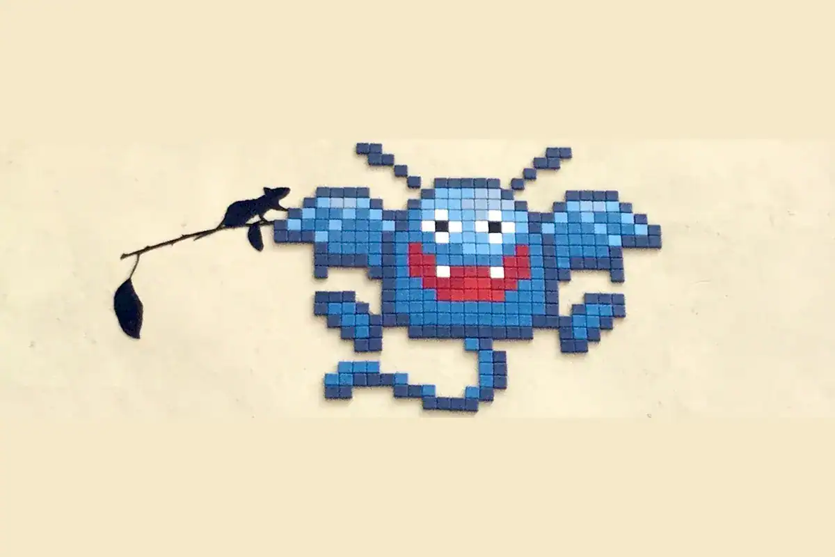 In the woup et Kesa, oeuvre en commun, street-art, rue Désirée, Lyon Croix Rousse, 2018