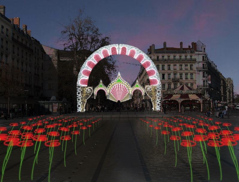 Byzance / Hexagone Illumination - Fête des Lumières 2013 © Ville de Lyon (vue d'artiste)