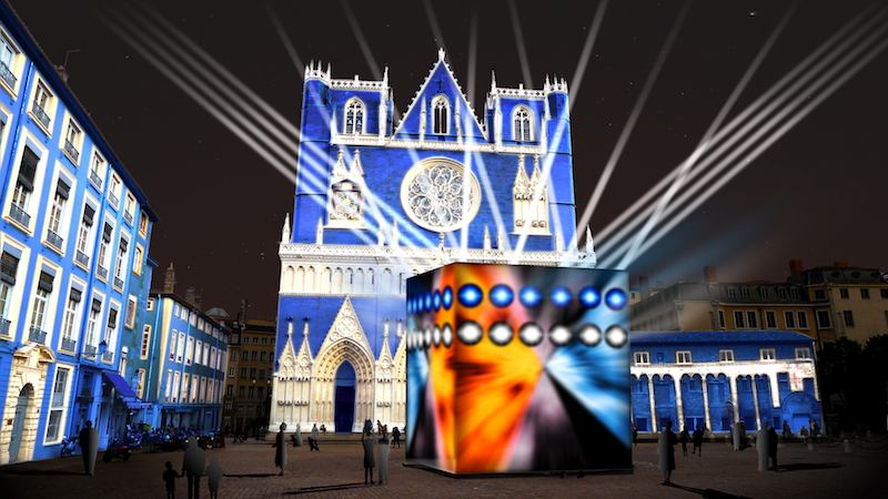 Rencontres / Daniel Knipper - Fête des Lumières 2013 © Ville de Lyon (vue d'artiste)