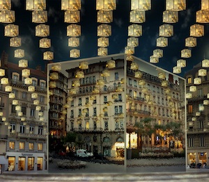 Show Case / Direction de l'éclairage public - Fête des Lumières 2013 © Ville de Lyon (vue d'artiste)