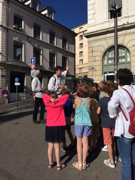 Visite scolaire Vieux Lyon avec Alexandre, guide