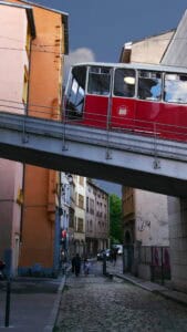 Funiculaire du Vieux Lyon à Saint-Just