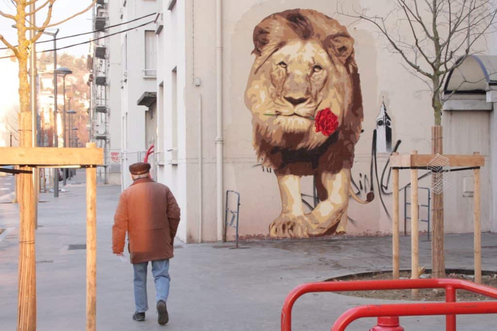 Welcome in Lyon, Big Ben - Street art Lyon 