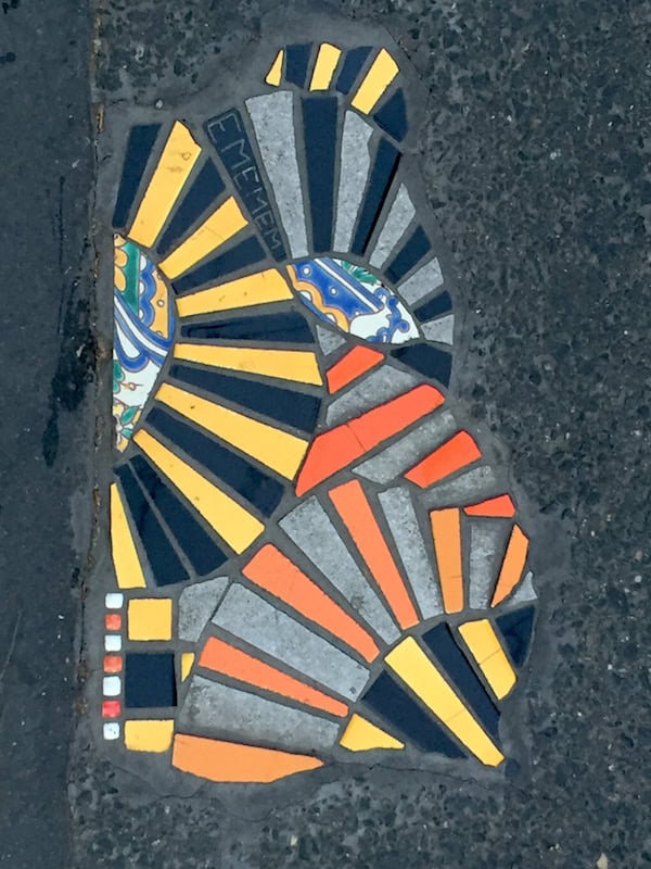 Street-art Lyon, Ememem, flacking trottoir - Street art Lyon 