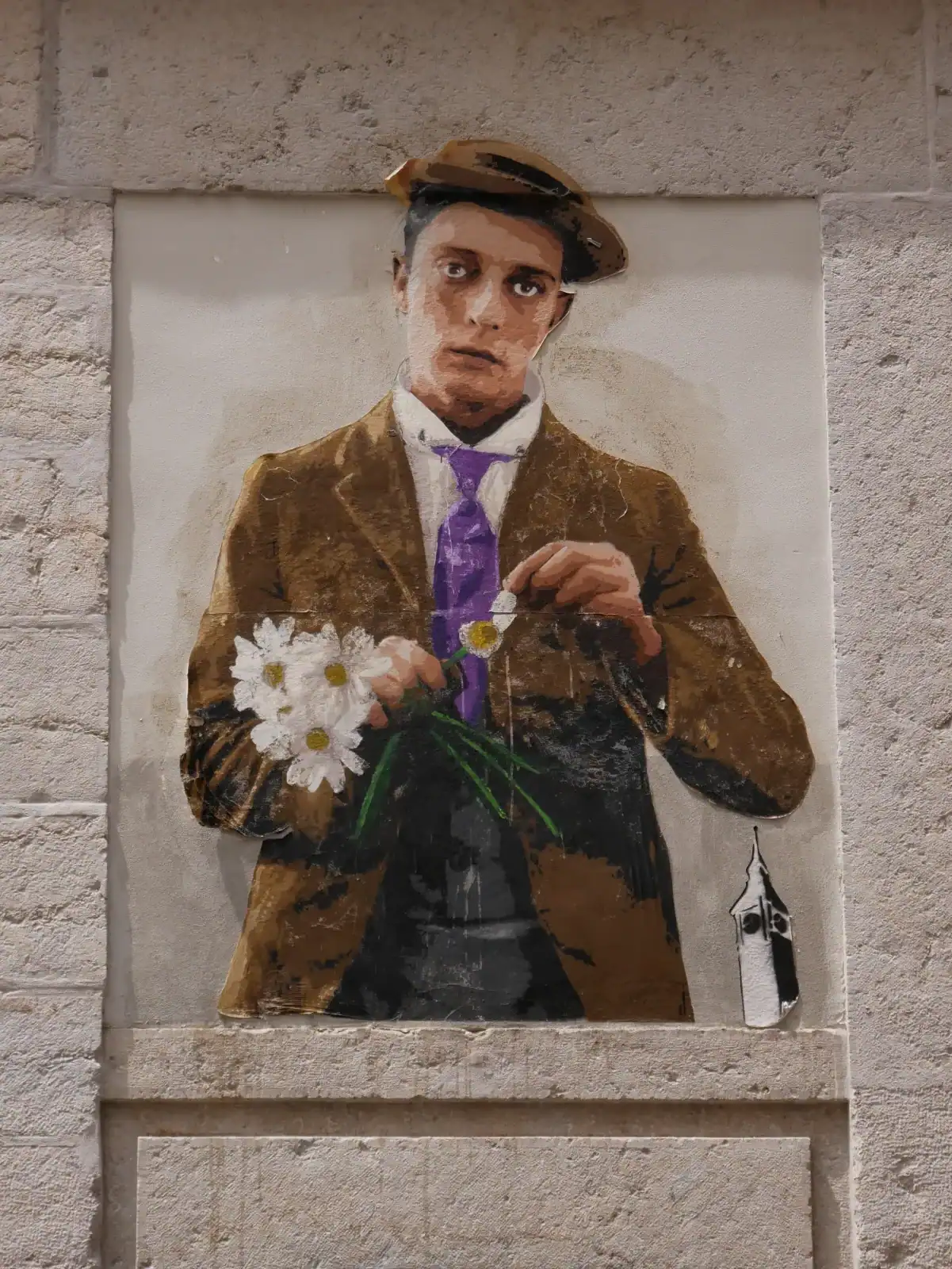 Big Ben, street-artiste, dans les yeux de Bowie