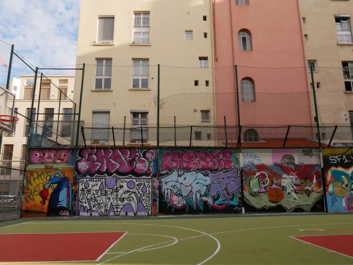 Terrain de basket de la rue Thévenet
