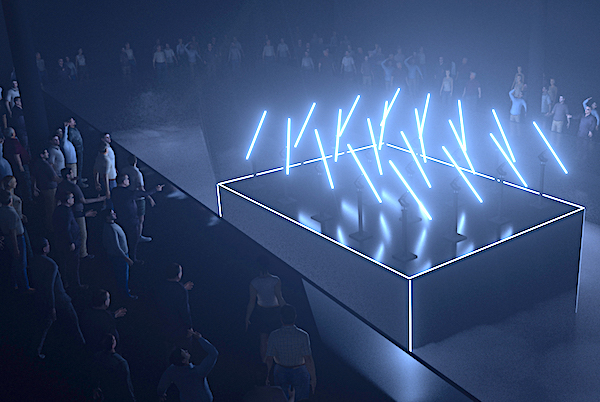 Animation Grand Hôtel-Dieu, cour du midi,Coda (c) Collectif Scale & Lucie Antunes