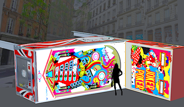 Placxe du Griffon, une installation de Stéphane Durand et Patrick Laurino — Simulation d'artiste