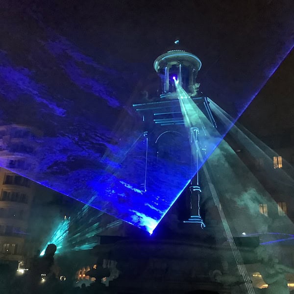Fontaine des Jacobins, fête des lumières 2019