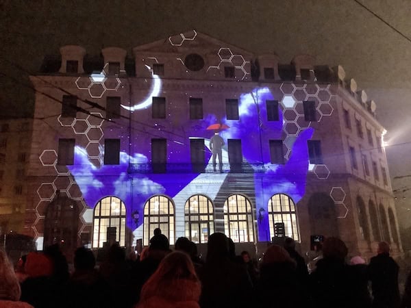 Fête des lumières Lyon 2019, Gare Saint-Paul