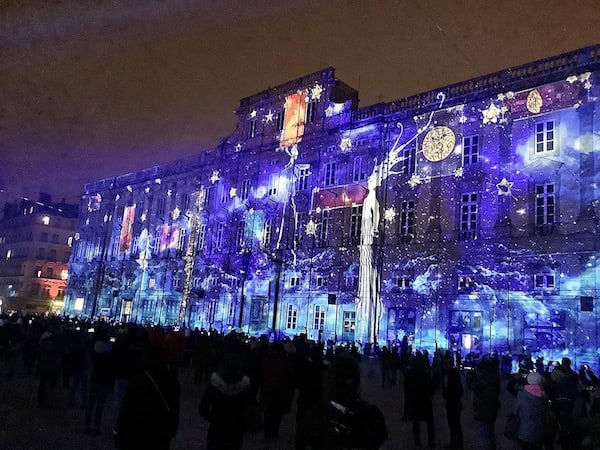Places des Terreaux, fête des lumières Lyon 2019