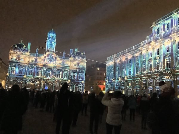 Places des Terreaux, fête des lumières Lyon 2019