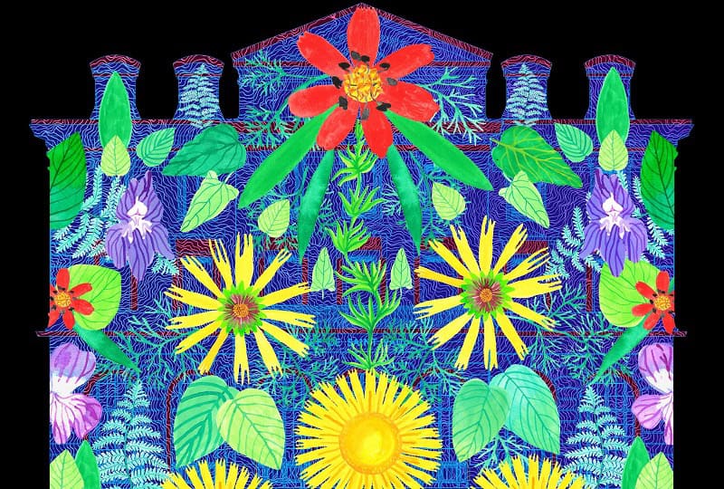 Fête des lumières Lyon 2022 - Gare Saint-Paul — Simulation de "Regarder avec d'autres yeux" par Cindy Lo