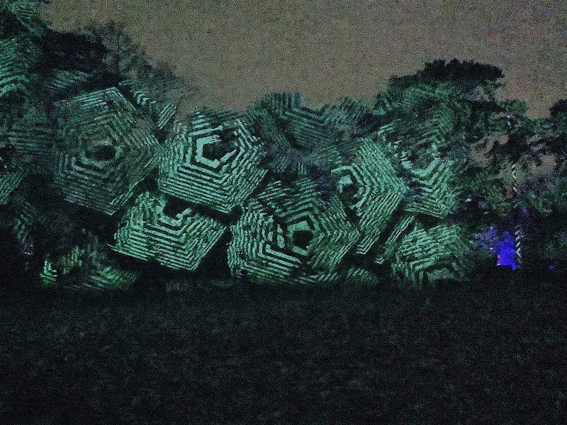 Fête des lumières Lyon 2022 - Parc de la Tête d'Or - "Parc du nombre d'or" par Javier Riera