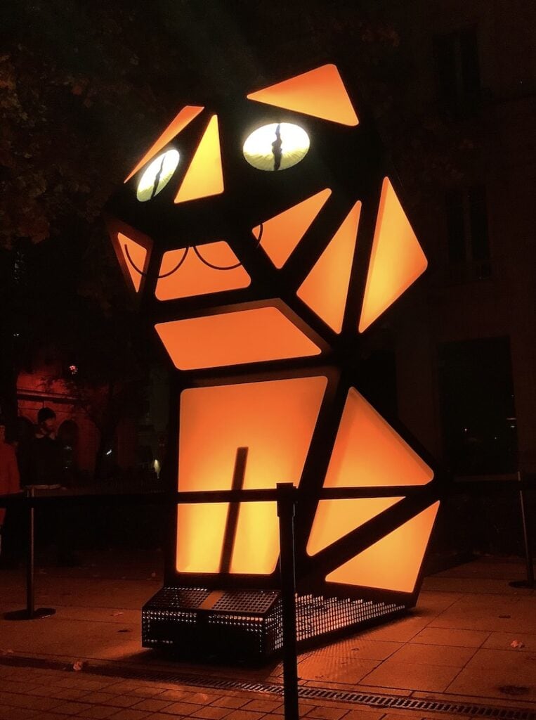 Fête des lumières Lyon 2022 - Eikosis, place de la Bourse, par Jérémie Bellot