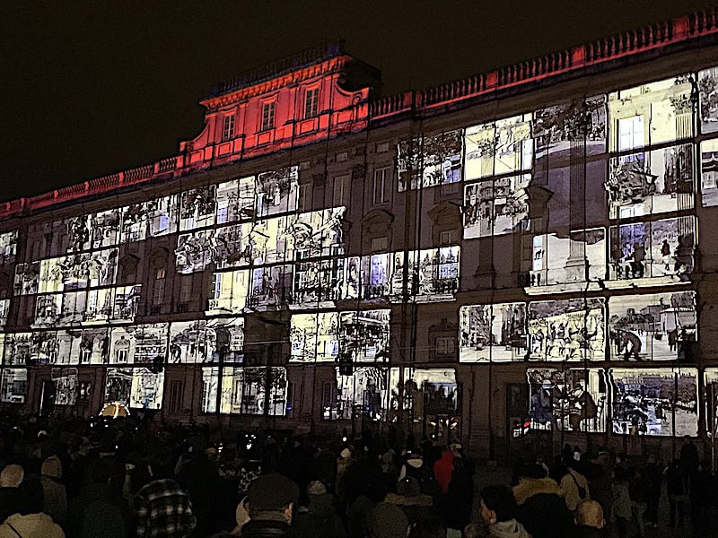 Fete des lumieres Lyon 2023, Place des Terreaux, animation Cellulo D Bruno Ribeiro - photo Lyon visite
