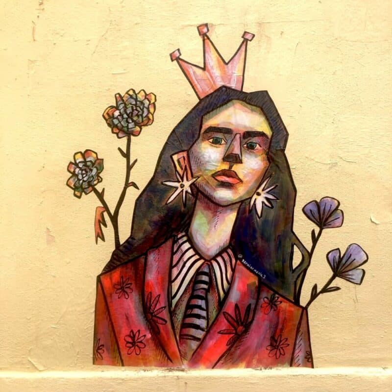 Street-art Lyon - œuvre de Marie Garnier