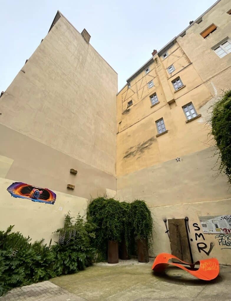 Le jardin Burdeau, lieu de Street art, Lyon