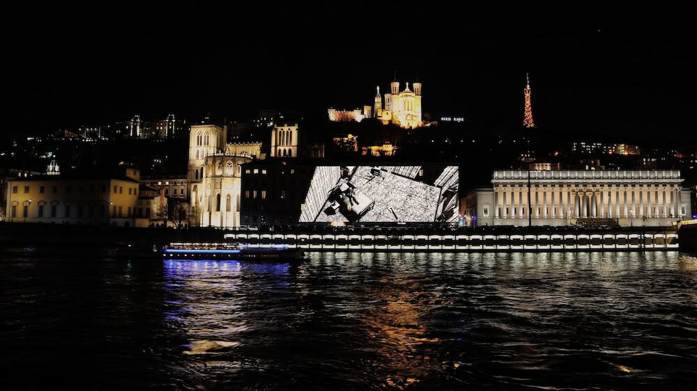 Fete des lumieres Lyon 2024 - L'enfant lumière (simulation), Lightning Hope