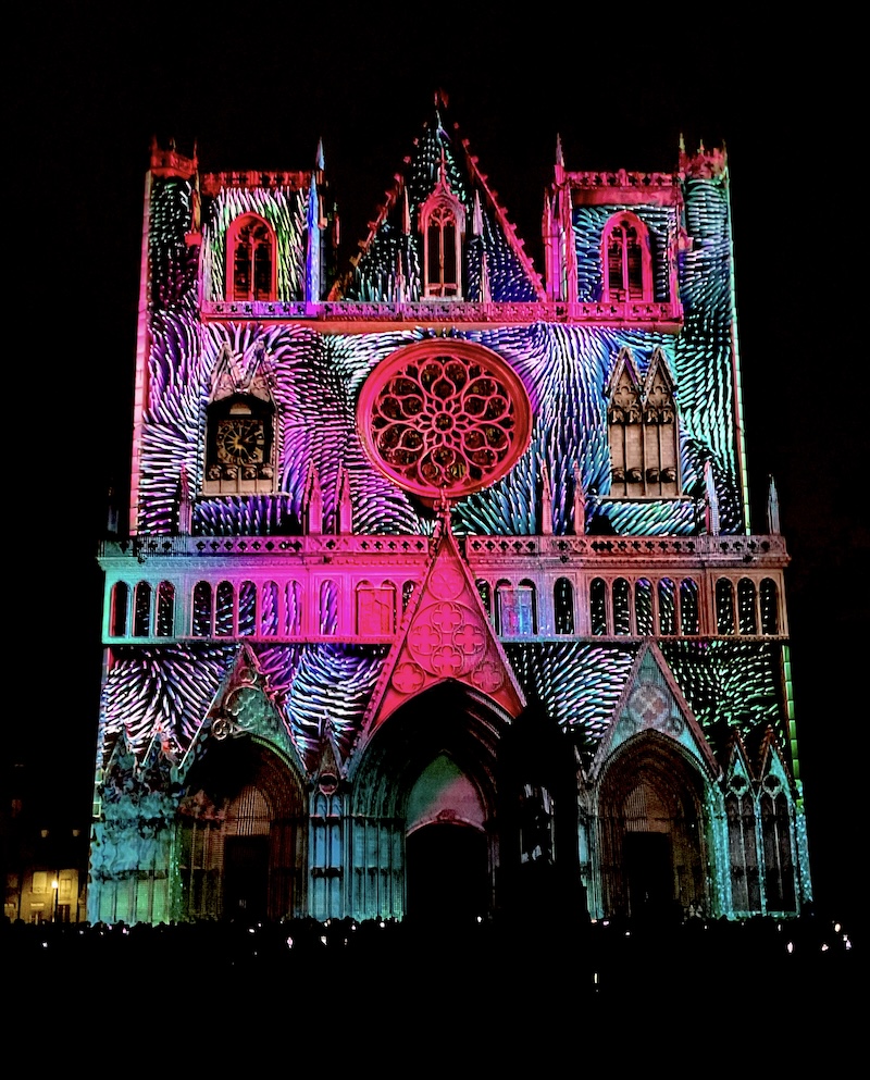 Fête des lumières 2024, Cathédrale, Lyon