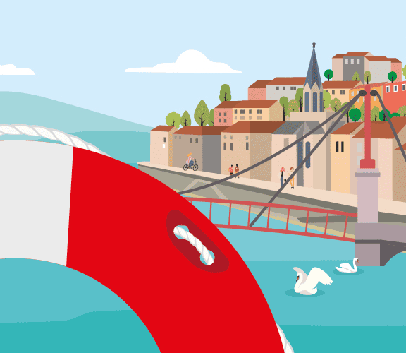 Navigône, traverser Lyon en bateau toute l’année pour un ticket (et demi) de métro