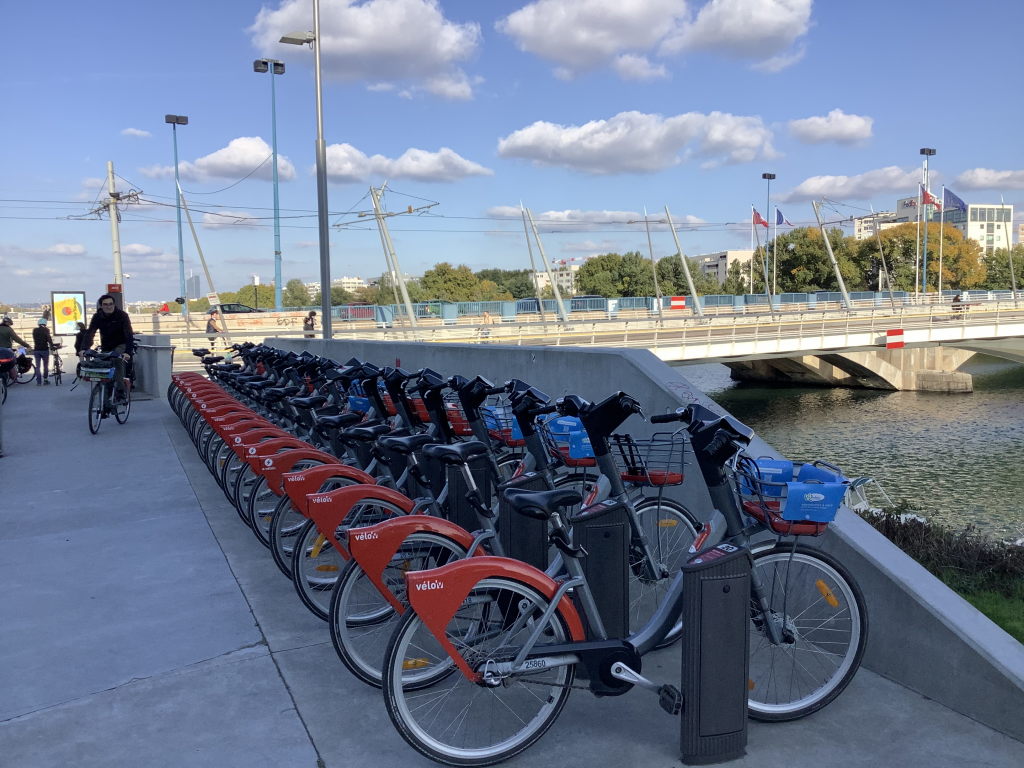 Vélo'v à Confluence, Lyon