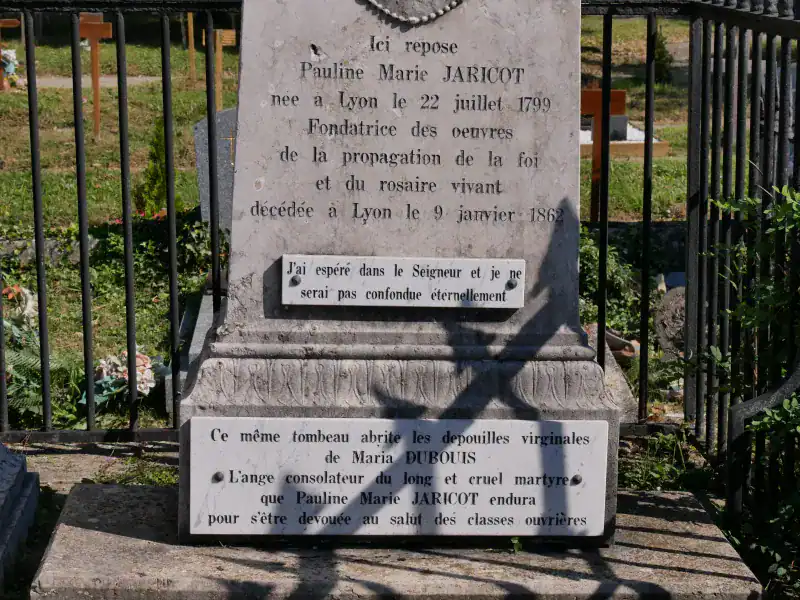 Cimetiere de Loyasse - Tombe de Pauline Jaricot - Lyon