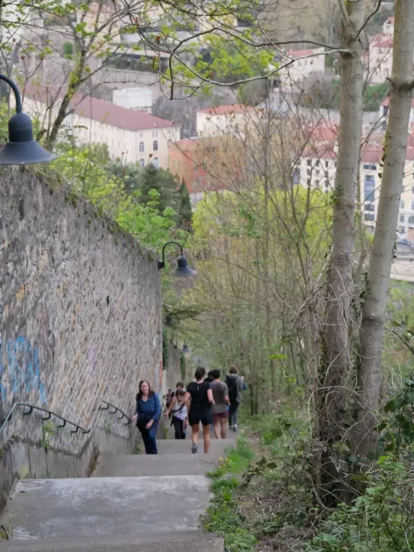 Montée de la Sarra, colline de Fourvière, Lyon