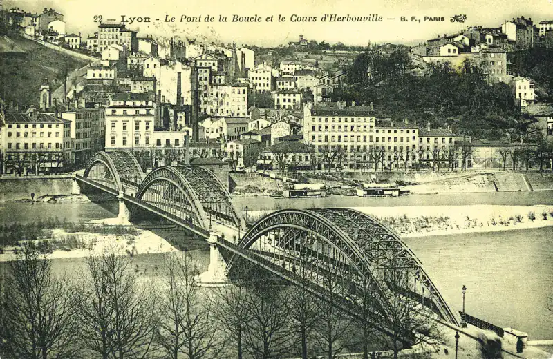 Pont de la boucle, Lyon, avant 1944 - sr_pontdelabouclebmlyon