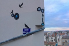 Fresque de Keza, Lyon, place Rouville