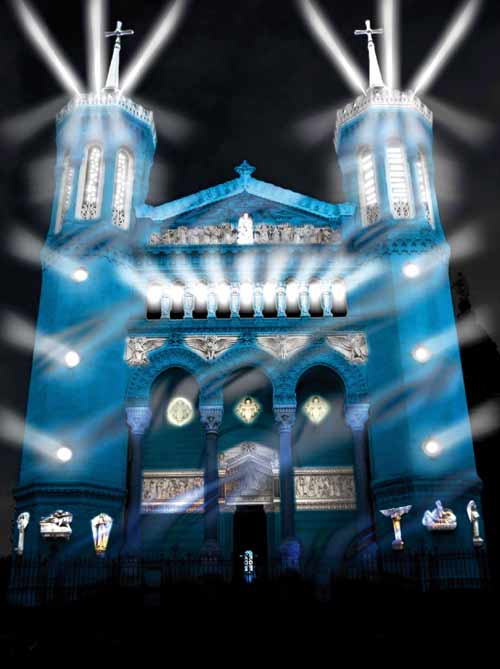 Basilique de Foruvière - DR Tableaux de lumière, Les orpailleurs de lumière
