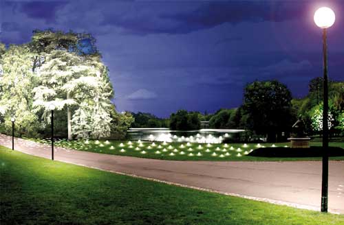 Parc de la Tête d'Or - DR : Les berges enneigées Geraud Periole