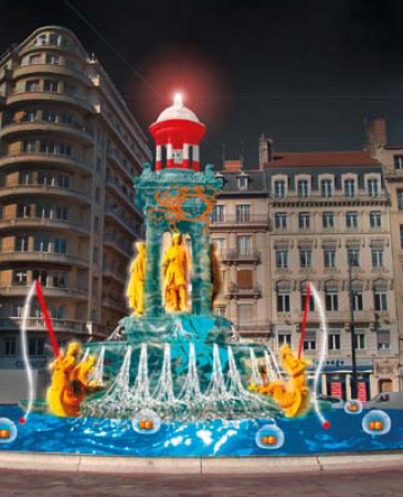 Place des Jacobins - Fabrice Oudin - Fête  des Lumieres 2010