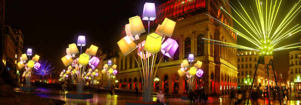 Fete des lumieres lyon place louis pradel - LightIn TILT