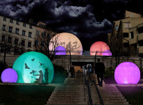 fete lumieres lyon 2012 Les nids volieres virtuelles Lucion Media