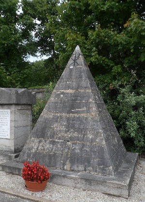 Le tombeau de Laurencin, sponsor des frères Montgolfier